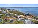 Waterfront property highlighted showing proximity to the bay with pier access at 1815 Palma Sola Blvd, Bradenton, FL 34209