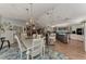 Bright and spacious kitchen leading to an open dining area and cozy living space at 3514 Laslo Ave, North Port, FL 34287