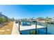 Private dock on the water at 3808 Royal Palm Dr, Bradenton, FL 34210