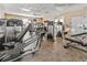Community gym featuring modern equipment, perfect for fitness enthusiasts in a well-lit space at 4015 Bridlecrest Ln, Bradenton, FL 34209