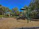 Well-equipped community playground featuring climbing structures, slides, and a wood chip ground cover at 4015 Bridlecrest Ln, Bradenton, FL 34209