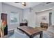 Office featuring a live-edge wood desk, modern art and comfortable seating at 501 Haben Blvd # 202, Palmetto, FL 34221