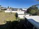 An aerial view of a backyard enclosed by a privacy fence, enhancing outdoor living at 5104 Silver Bell Dr, Port Charlotte, FL 33948