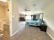Spacious main bedroom with a large window and ceiling fan at 5104 Silver Bell Dr, Port Charlotte, FL 33948