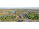 A high aerial view of a Primary-planned community featuring homes, landscaping and multiple ponds at 5203 Rushmere Ct, Palmetto, FL 34221