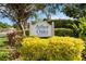 Community sign for Arbor Oaks, a deed restricted neighborhood with beautiful landscaping at 6905 Arbor Oaks Ct, Bradenton, FL 34209