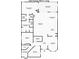 Floor plan depicts the layout of this home, including the dimensions of each room at 730 Foggy Morn Ln, Bradenton, FL 34212
