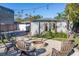 Cozy backyard featuring a fire pit and outdoor seating, perfect for entertaining at 1305 20Th W St, Bradenton, FL 34205