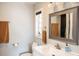 Bright bathroom featuring a vanity with a modern faucet, offering a clean and inviting space at 1305 20Th W St, Bradenton, FL 34205