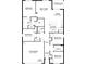 Detailed floor plan showcasing the layout of the home's rooms and dimensions at 17226 Whiskey Creek Trl, Parrish, FL 34219