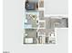 A detailed floor plan view of the second floor displaying bedroom and bathroom layouts at 2347 123Rd E Pl, Parrish, FL 34219