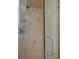 Modern walk-in shower features glass doors and tiled walls and floors at 6804 Gulf Dr # 6804, Holmes Beach, FL 34217
