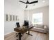 Office with a modern desk, a sofa and natural light at 7095 Tamworth Pkwy, Sarasota, FL 34241