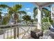 The balcony features outdoor seating and offers a view of the lake at 7730 34Th W Ave # 103, Bradenton, FL 34209