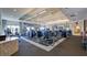 Well-equipped fitness center with modern exercise machines, TVs, and ceiling fans for a comfortable workout experience at 11522 Trivio Ter, Palmetto, FL 34221