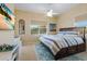 A bright and spacious bedroom with lots of natural light, neutral walls, and modern furniture at 13414 Goldfinch Dr, Lakewood Ranch, FL 34202