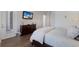 Main bedroom with an outdoor view featured on a flat screen TV at 13635 Legends Walk Ter, Lakewood Ranch, FL 34202