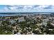 A high aerial perspective highlights the property's proximity to Sarasota Bay and downtown Sarasota's vibrant cityscape at 1704 Ballard Park Dr, Bradenton, FL 34205