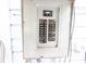Close up of electrical panel at 1704 Ballard Park Dr, Bradenton, FL 34205