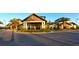 Attractive community clubhouse exterior highlighting its appealing design, entrance, and curb appeal at 17440 Hampton Falls Ter, Bradenton, FL 34202