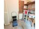 Basement with storage shelving, a pegboard, ladder, and stool at 182 Pineneedle Dr # 182, Bradenton, FL 34210