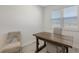 Bright home office with a comfortable desk and chair, perfect for remote work at 2015 Bolsena St, Nokomis, FL 34275