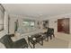 Bright living room features a modern sofa, stylish decor, and an open floor plan at 2105 Hibiscus St, Sarasota, FL 34239