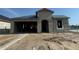 New construction single-story home featuring block construction, an attached two-car garage, and a covered entry at 278 Hillshire Pl, Spring Hill, FL 34609