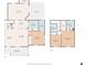 Detailed floor plan showcasing layout of rooms, including living room, kitchen, bedrooms, and outdoor patio at 2910 11Th W Ave, Bradenton, FL 34205