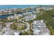 Aerial view of a waterfront community with stunning homes and beautiful landscaping at 315 Sapphire Lake Dr # 202, Bradenton, FL 34209