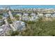 Scenic aerial view of townhome community nestled amidst lush landscaping and waterways at 315 Sapphire Lake Dr # 202, Bradenton, FL 34209