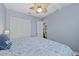 Bedroom with closet and view to the office space at 315 Sapphire Lake Dr # 202, Bradenton, FL 34209