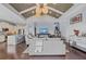 Comfortable living room boasts hardwood floors, stylish decor, and an open-concept design at 315 Sapphire Lake Dr # 202, Bradenton, FL 34209