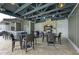 Entertain in style with this covered outdoor kitchen featuring a built-in grill and bar seating at 315 Sapphire Lake Dr # 202, Bradenton, FL 34209