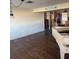 Spacious living room featuring hardwood floors and an open floor plan at 3808 118Th W St, Bradenton, FL 34210