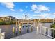Canal-front dock equipped with boat lift offering convenience for boating and water sports at 4607 5Th Ne Ave, Bradenton, FL 34208