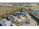Stunning aerial view of the community highlighting the lush greenery, manicured lawns, and cul-de-sac streets at 4611 Los Robles Ct, Palmetto, FL 34221