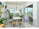 Bright breakfast nook with a view of the outdoors at 4629 Samoset Dr, Sarasota, FL 34241
