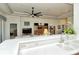 Open-concept kitchen with breakfast bar and sink, perfect for entertaining guests at 4629 Samoset Dr, Sarasota, FL 34241