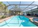 Relaxing screened-in pool area with a spa, perfect for outdoor entertaining and enjoying sunny days at 4807 W Country Club Dr, Sarasota, FL 34243