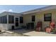 Outdoor patio with seating, great for enjoying outdoor relaxation at 820 Coconut Rd, Venice, FL 34293