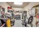 Organized storage room with shelving and ample space for tools and equipment at 8726 Backshore Ln, Parrish, FL 34219