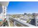 Scenic city views from a private balcony, offering a tranquil outdoor space and glimpses of the surrounding cityscape at 111 S Pineapple Ave # 804, Sarasota, FL 34236