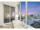 Bright office nook with panoramic city views from floor-to-ceiling windows and lots of natural light at 111 S Pineapple Ave # 804, Sarasota, FL 34236