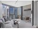 Stylish office space with city views, modern furniture, and built-in shelving at 1155 N Gulfstream Ave # 1205, Sarasota, FL 34236