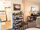 Cozy condo living space seamlessly connecting the kitchen and the living room at 1531 Pleasant Rd # H-3, Bradenton, FL 34207