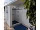 Convenient outdoor shower area adjacent to the pool at 1531 Pleasant Rd # H-3, Bradenton, FL 34207