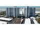 Building's beachfront facade with balconies offering stunning beach vistas at 20 Whispering Sands Dr # 301, Sarasota, FL 34242