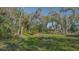 Lush backyard with mature trees, offering a serene and private outdoor space at 2230 Myakka Rd, Sarasota, FL 34240