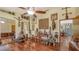 Living room with wood floors and decorative pieces at 2230 Myakka Rd, Sarasota, FL 34240